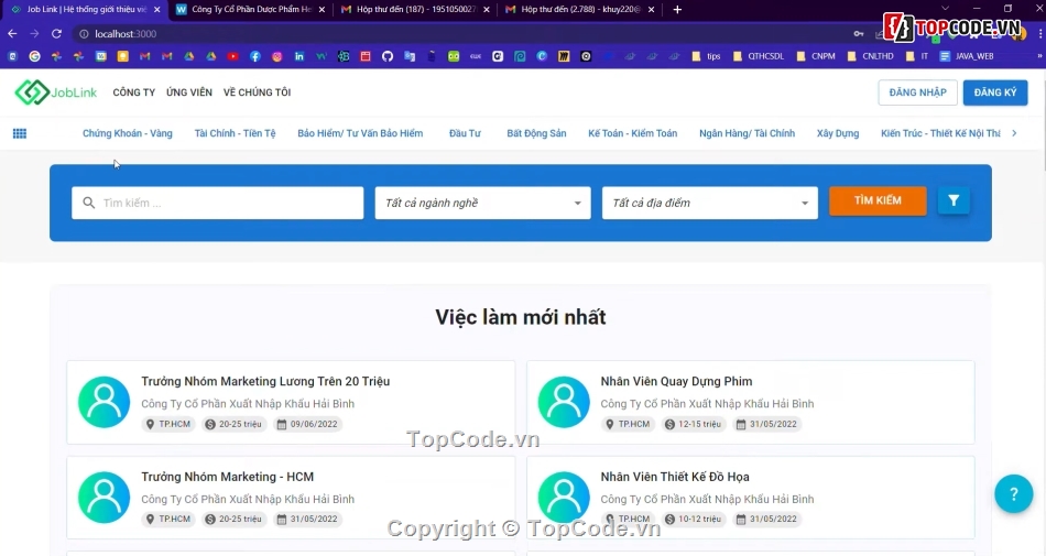 tuyển dụng,website tuyển dụng,code tuyển dụng,code web tuyển dụng